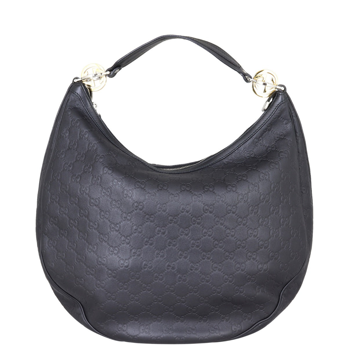 Gucci Guccissima GG Twins Hobo Back