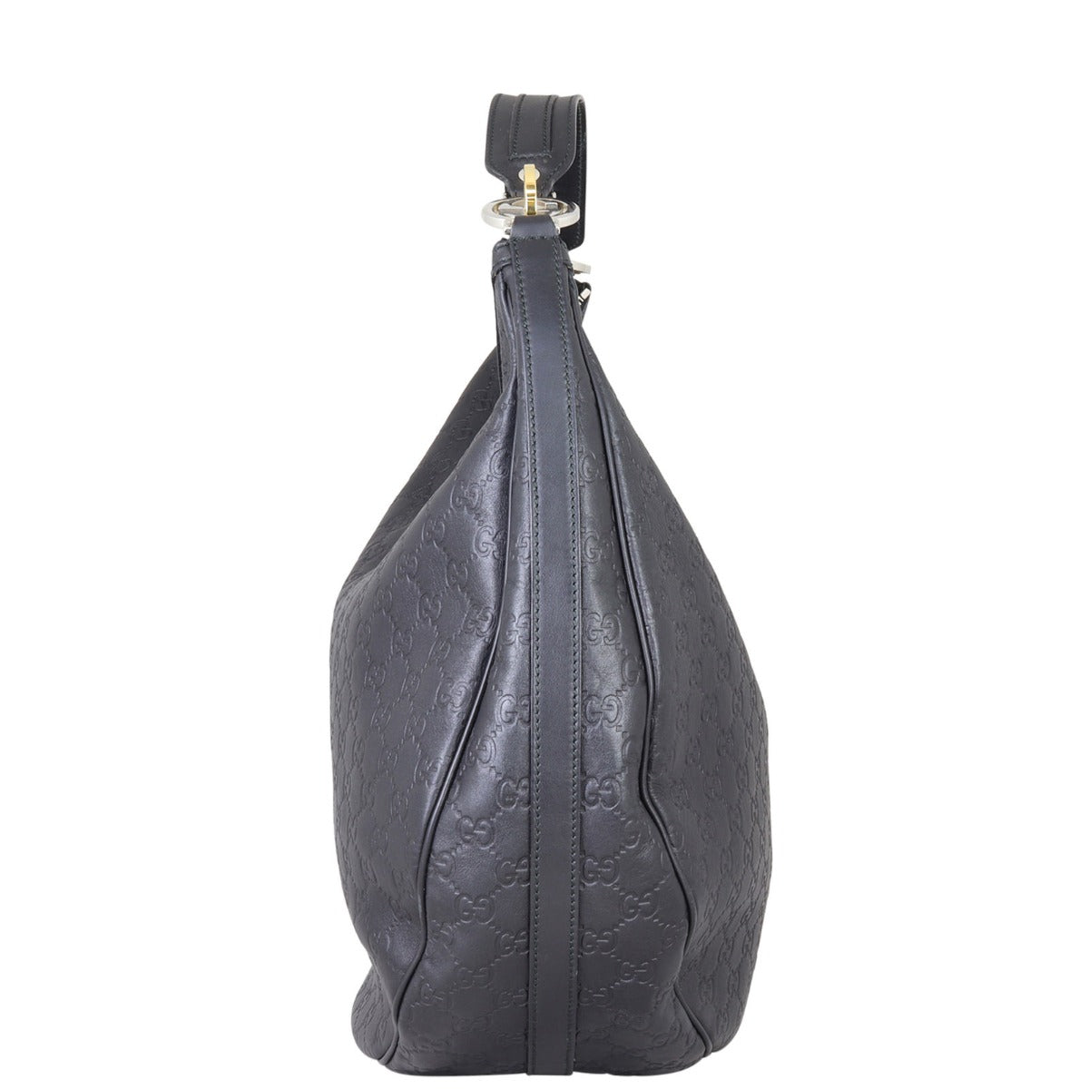 Gucci Guccissima GG Twins Hobo Side