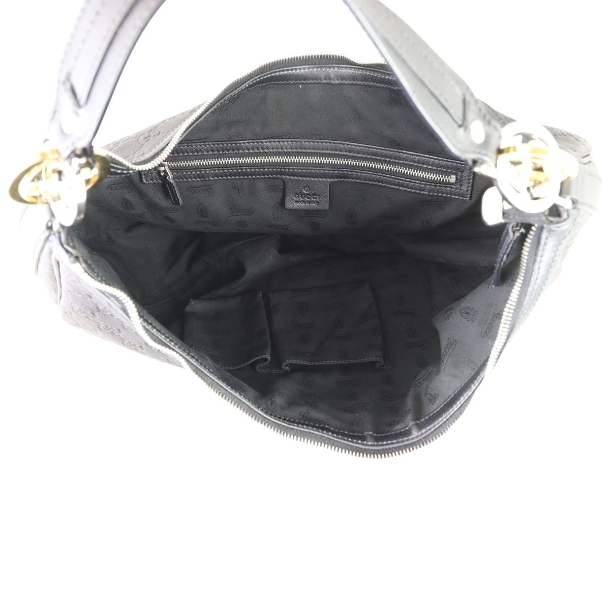 Gucci Guccissima GG Twins Hobo Interior