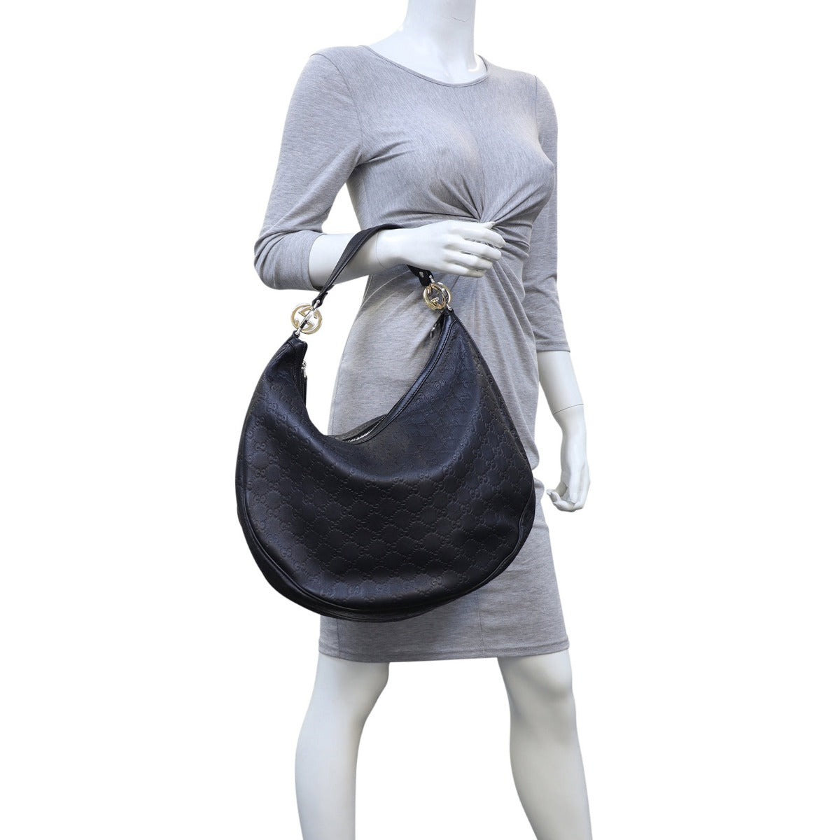 Gucci Guccissima GG Twins Hobo Mannequin