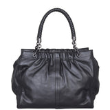 Bottega Veneta Ruched Tote Bag (black) Back