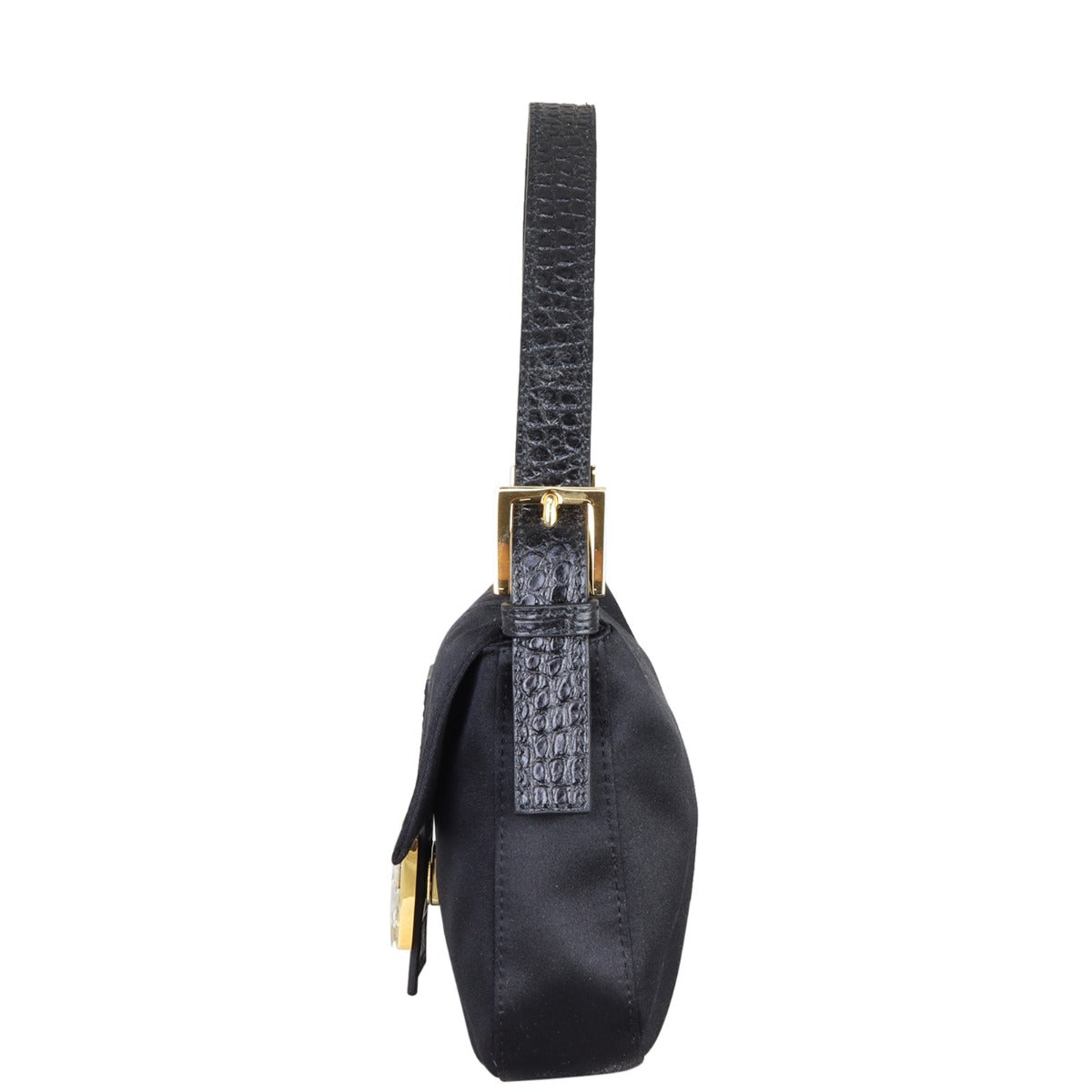 Fendi Baguette Crystal Embellished Bag Side