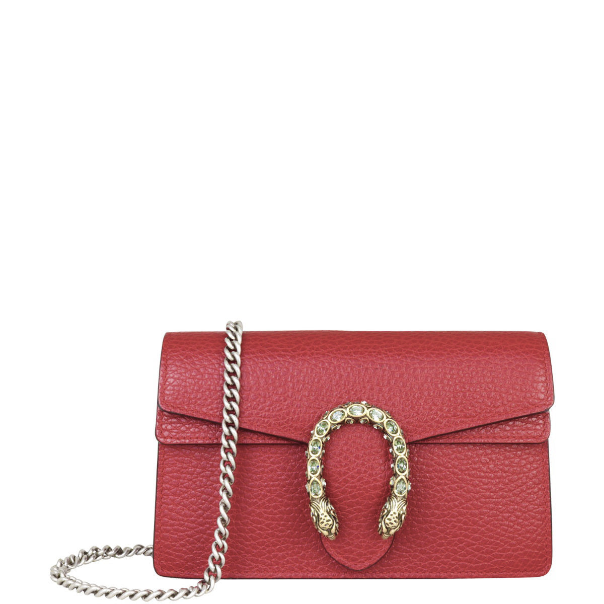Gucci Dionysus Super Mini Chain Bag Front with Strap