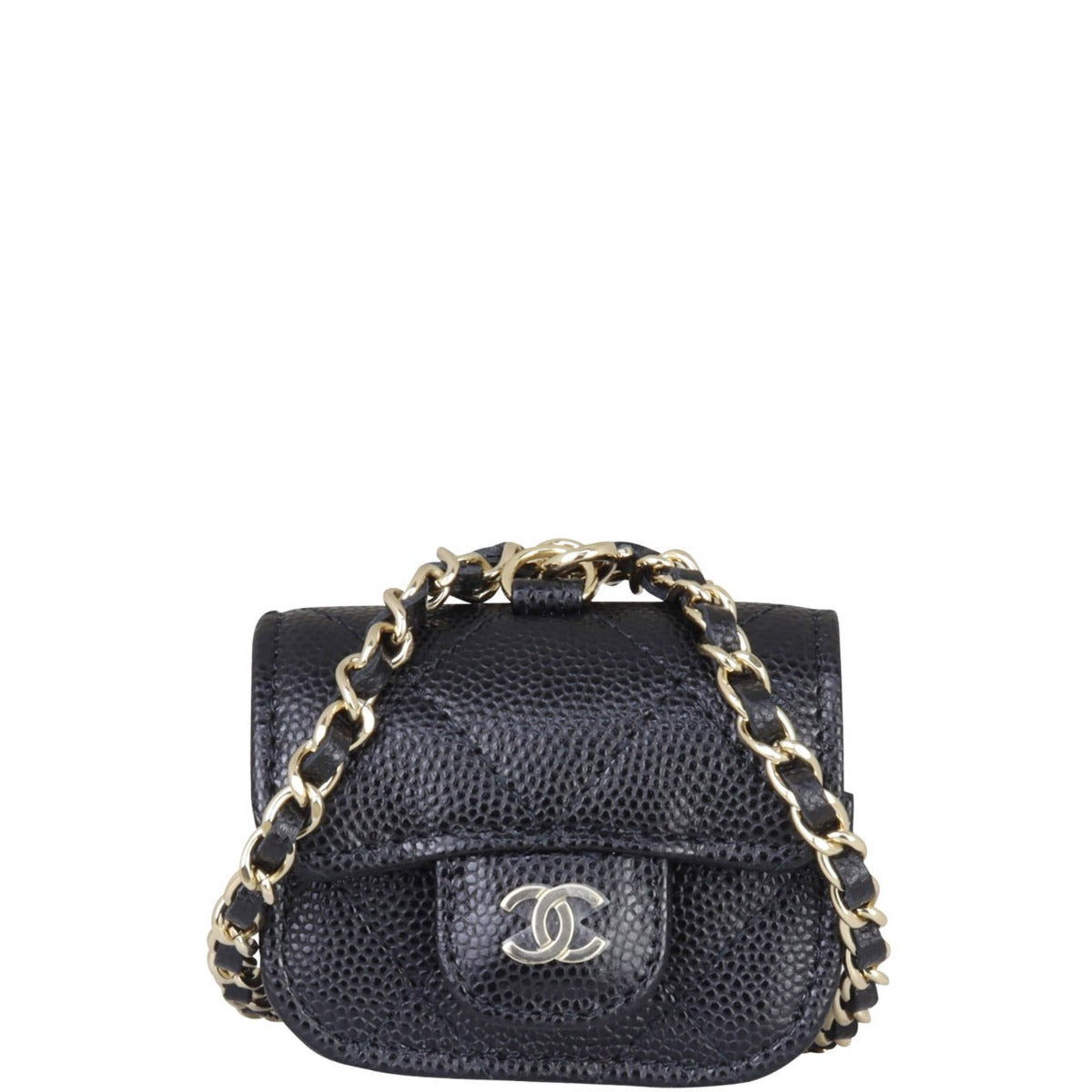 Chanel Airpods Pro Case with Strap Front  with strap