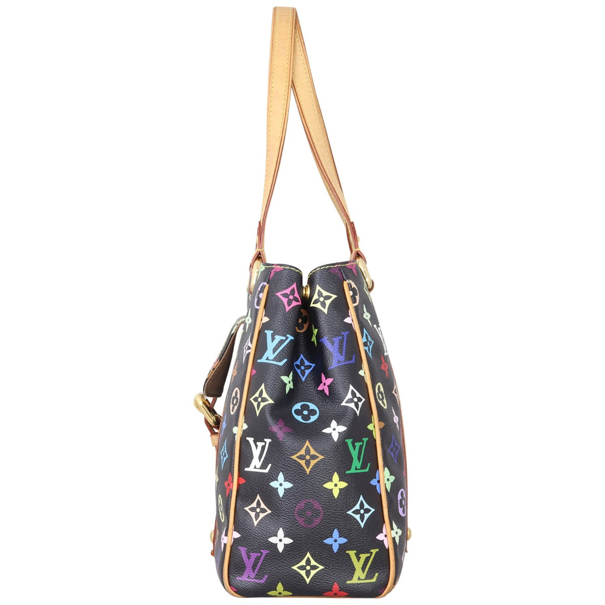Louis Vuitton Aurelia MM Monogram Multicolore Side