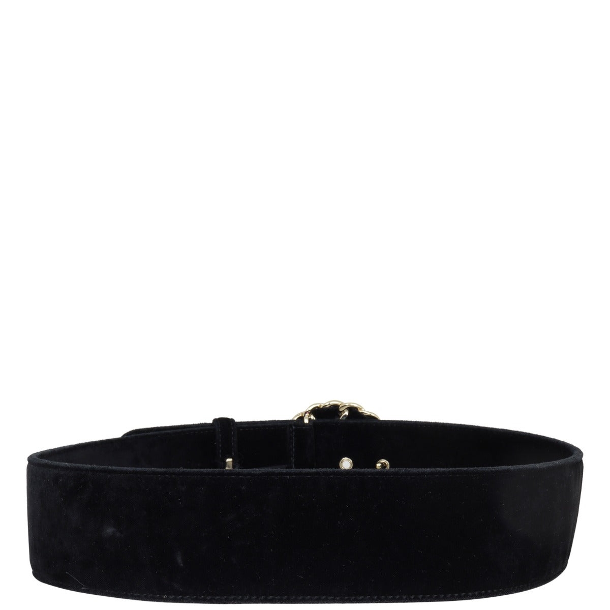 Chanel Velvet Belt Back