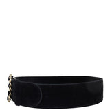 Chanel Velvet Belt Side