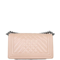 Chanel Boy New Medium Chevron Back
