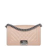 Chanel Boy New Medium Chevron Front
