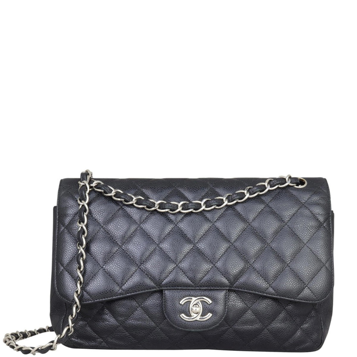 Chanel Classic Double Flap Jumbo Front with strap