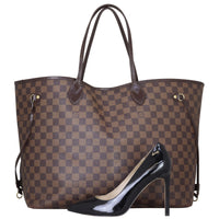 Louis Vuitton Neverfull GM Damier Ebene Shoe