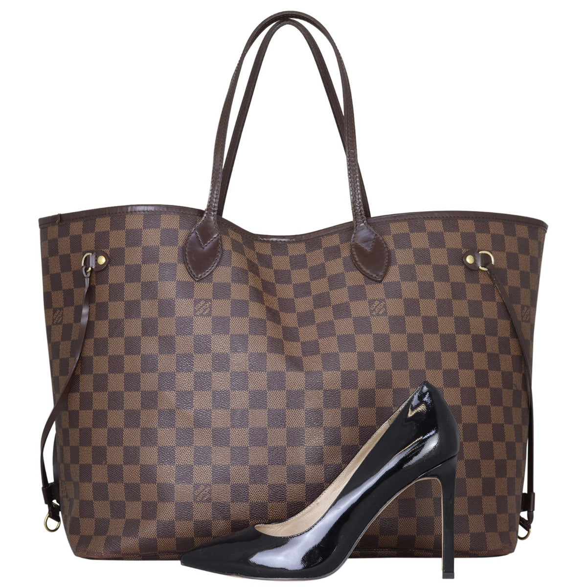 Louis Vuitton Neverfull GM Damier Ebene Shoe