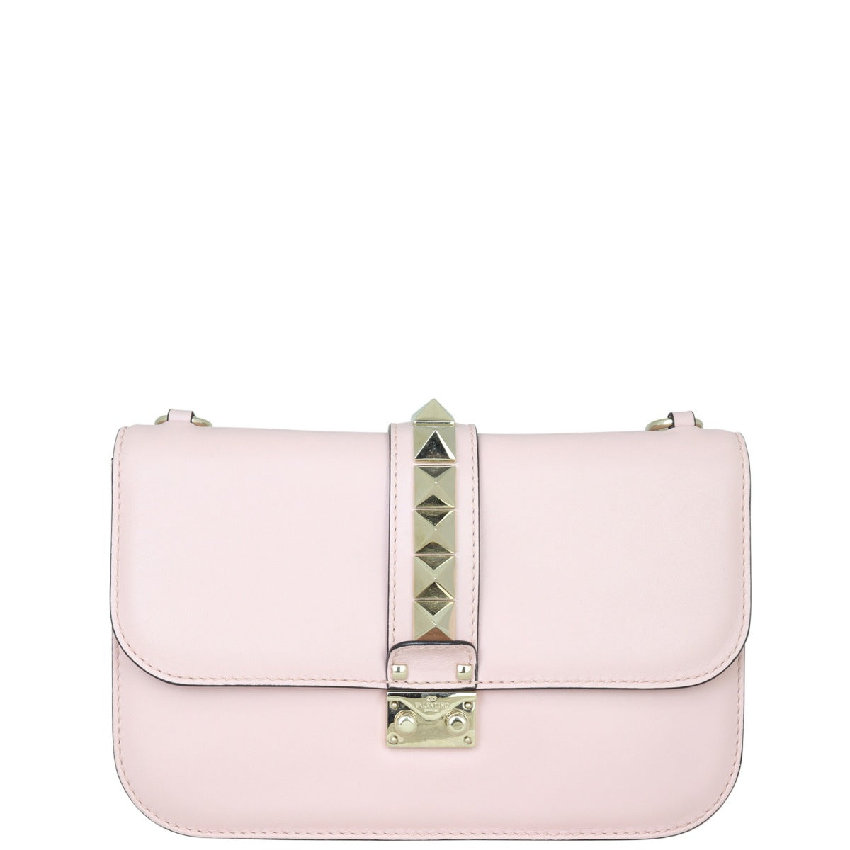 Valentino Glam Lock Medium Shoulder Bag Front