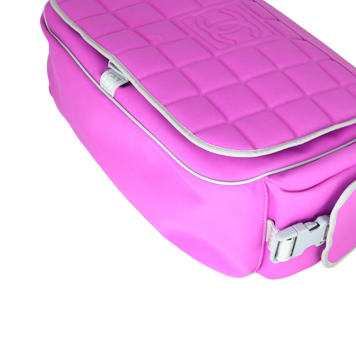 Chanel Sportline Messenger Bag Corner Closeup