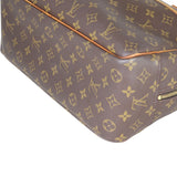 Louis Vuitton Deauville Bowling Vanity Monogram Corner Closeup