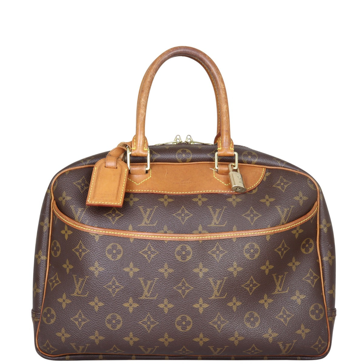 Louis Vuitton Deauville Bowling Vanity Monogram Front