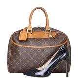 Louis Vuitton Deauville Bowling Vanity Monogram Shoe