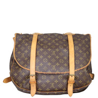 Louis Vuitton Saumur 43 Monogram Front