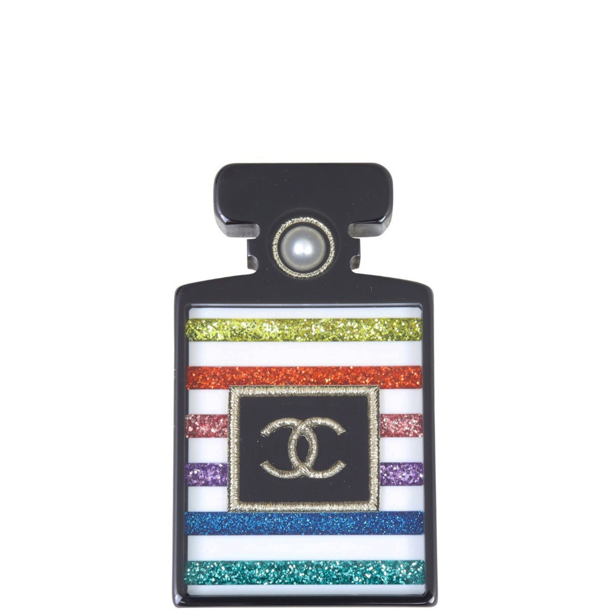 Chanel No.5 Bottle Brooch Front