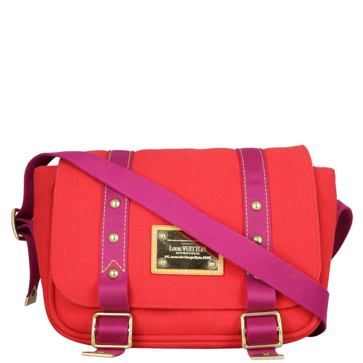 Louis Vuitton Antigua Besace PM Front with Strap