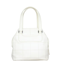 Chanel Square Stitch Logo Tote Back