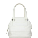 Chanel Square Stitch Logo Tote Front