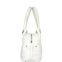 Chanel Square Stitch Logo Tote Side