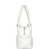 Chanel Square Stitch Logo Tote Side