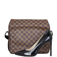 Louis Vuitton Naviglio Messenger Damier Ebene Shoe