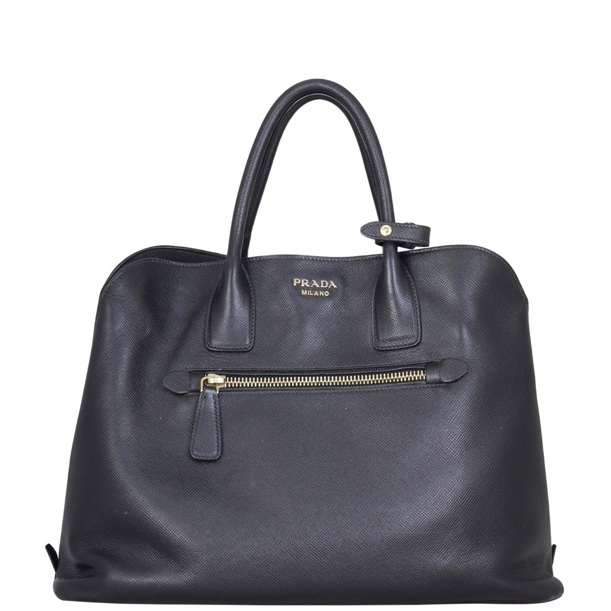 Prada Saffiano Cuir Open Promenade Tote Front