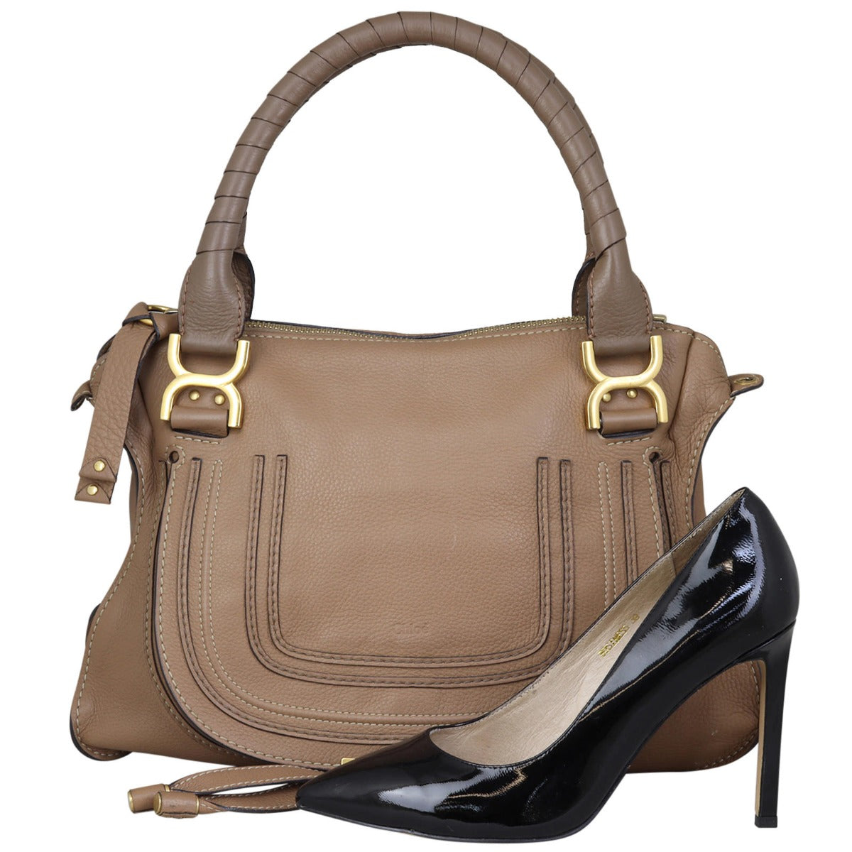 Chloe Marcie Medium Satchel Shoe