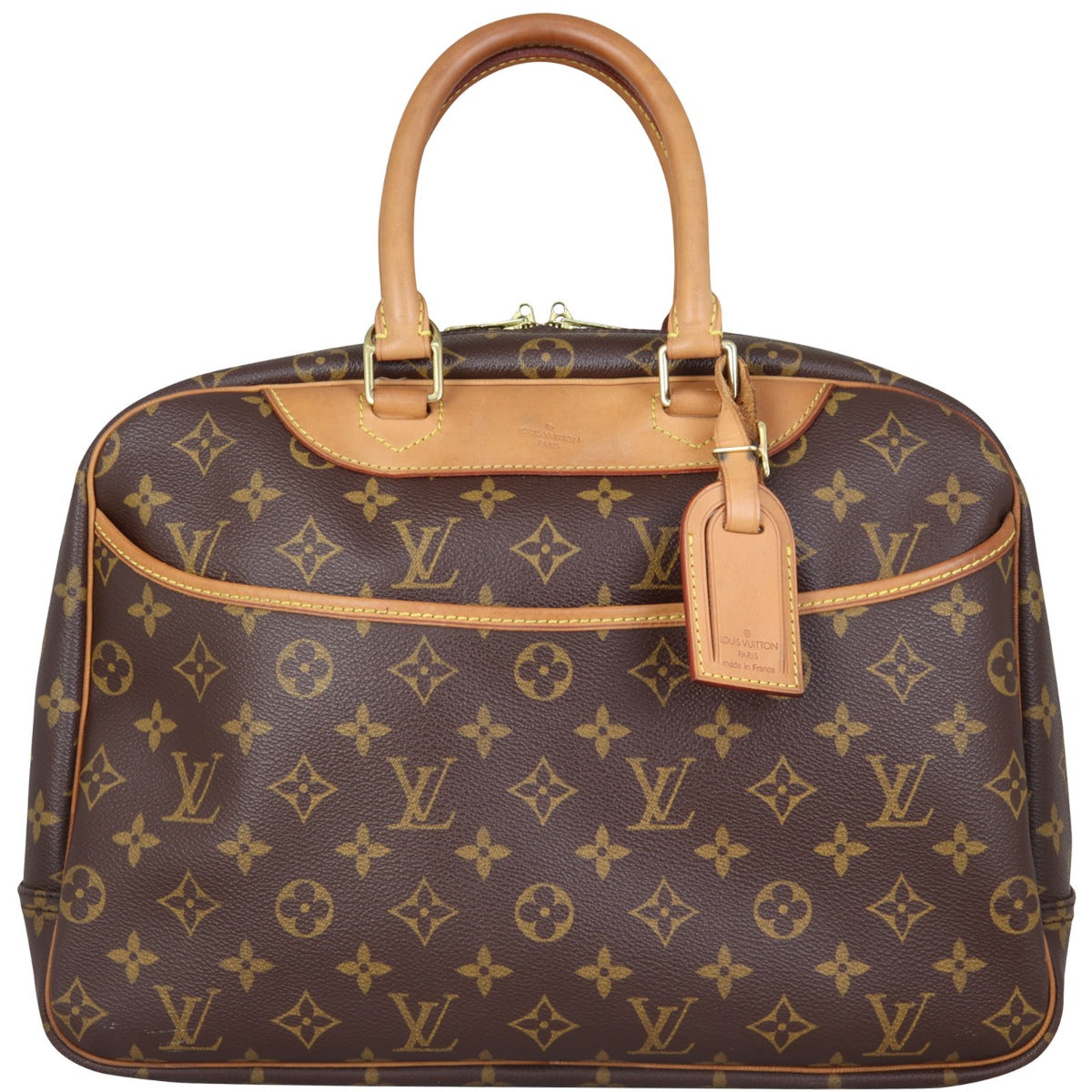 Louis Vuitton Deauville Bowling Vanity Monogram Front