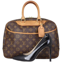 Louis Vuitton Deauville Bowling Vanity Monogram Shoe