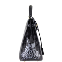 Hermes Kelly 32 Sellier Alligator Side