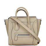 Celine Nano Luggage Tote Front with Strap