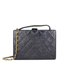 Chanel Vintage Box Chain Bag Front with Strap