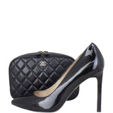 Chanel Quilted Cosmetic Case Medium Shoe
