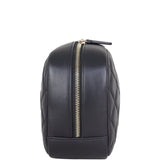Chanel Quilted Cosmetic Case Medium Side