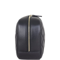 Chanel Quilted Cosmetic Case Medium Side