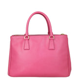 Prada Saffiano Lux Galleria Double Zip Tote Medium Back