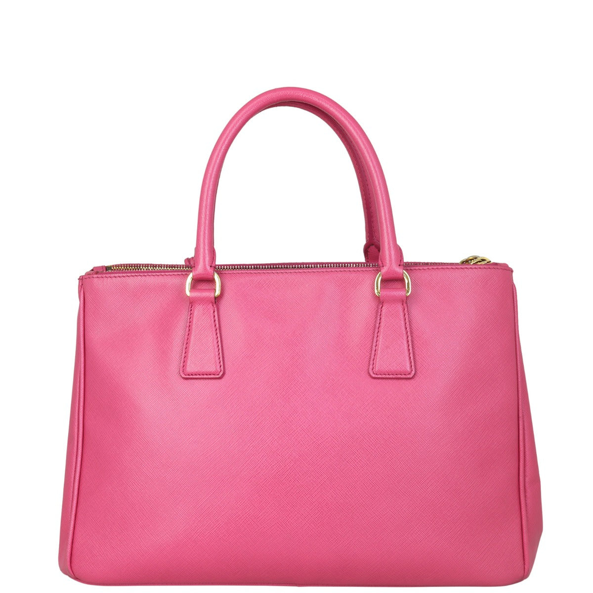 Prada Saffiano Lux Galleria Double Zip Tote Medium Back