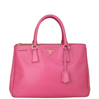 Prada Saffiano Lux Galleria Double Zip Tote Medium Front