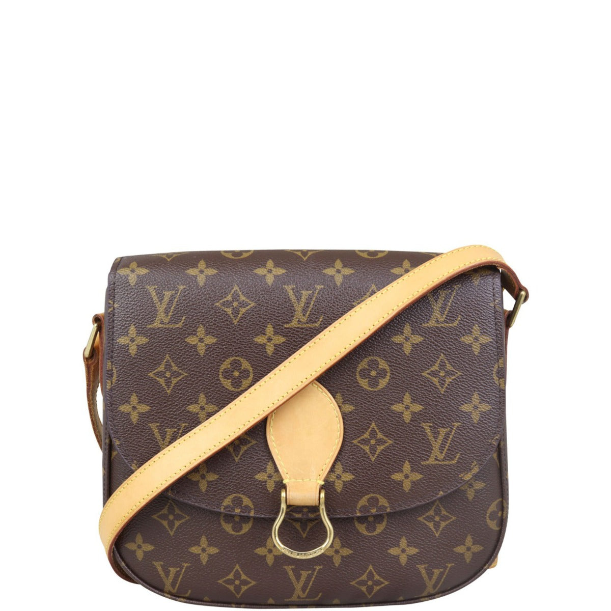 Louis Vuitton St Cloud MM Monogram Front with Strap