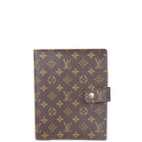 Louis Vuitton Large Ring Agenda Cover Monogram Front