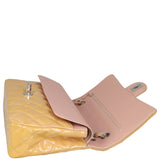 Chanel Classic Double Flap Medium Patent | Pale Orange