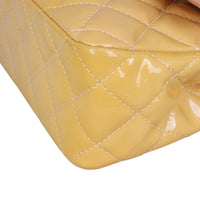 Chanel Classic Double Flap Medium Patent Corner Closeup
