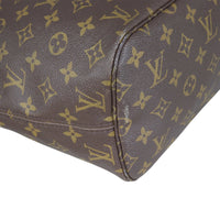 Louis Vuitton Neverfull MM Monogram Corner Closeup
