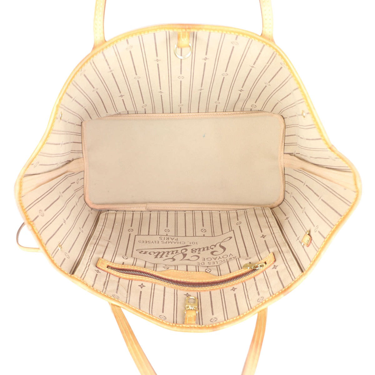 Louis Vuitton Neverfull MM Monogram Interior