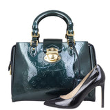 Louis Vuitton Melrose Avenue Monogram Vernis Shoe