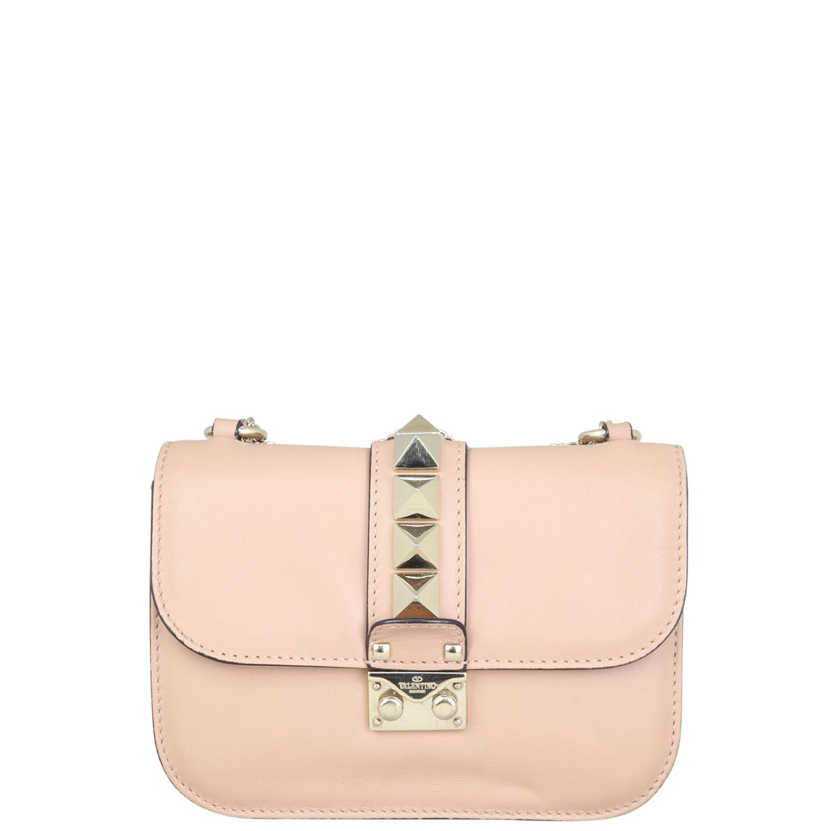 Valentino Glam Lock Small Shoulder Bag Front